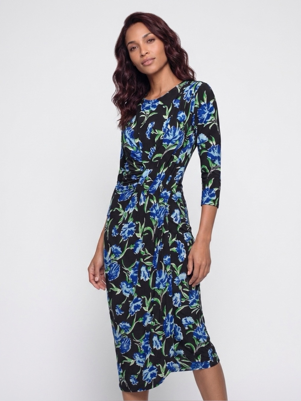 JASON WU DRESSY DRESS BLACK/BLUE ERDEM STYLE COLOR SIZE 12US